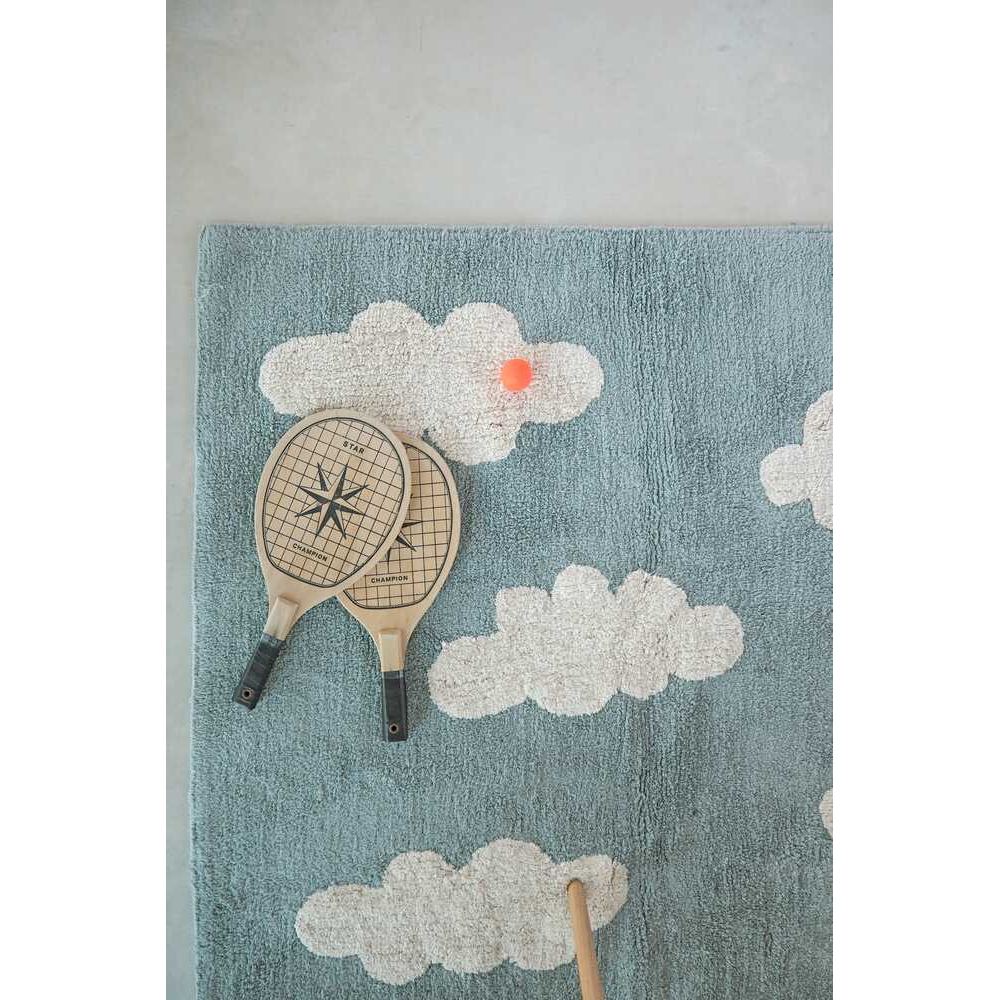 Lorena Canals Wasbaar Tapijt Cloud Vintage Blue