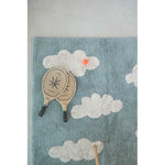 Lorena Canals Wasbaar Tapijt Cloud Vintage Blue