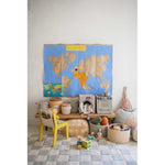 Lorena Canals Wasbaar Tapijt Kitchen Tiles Blue Sage 90x130cm