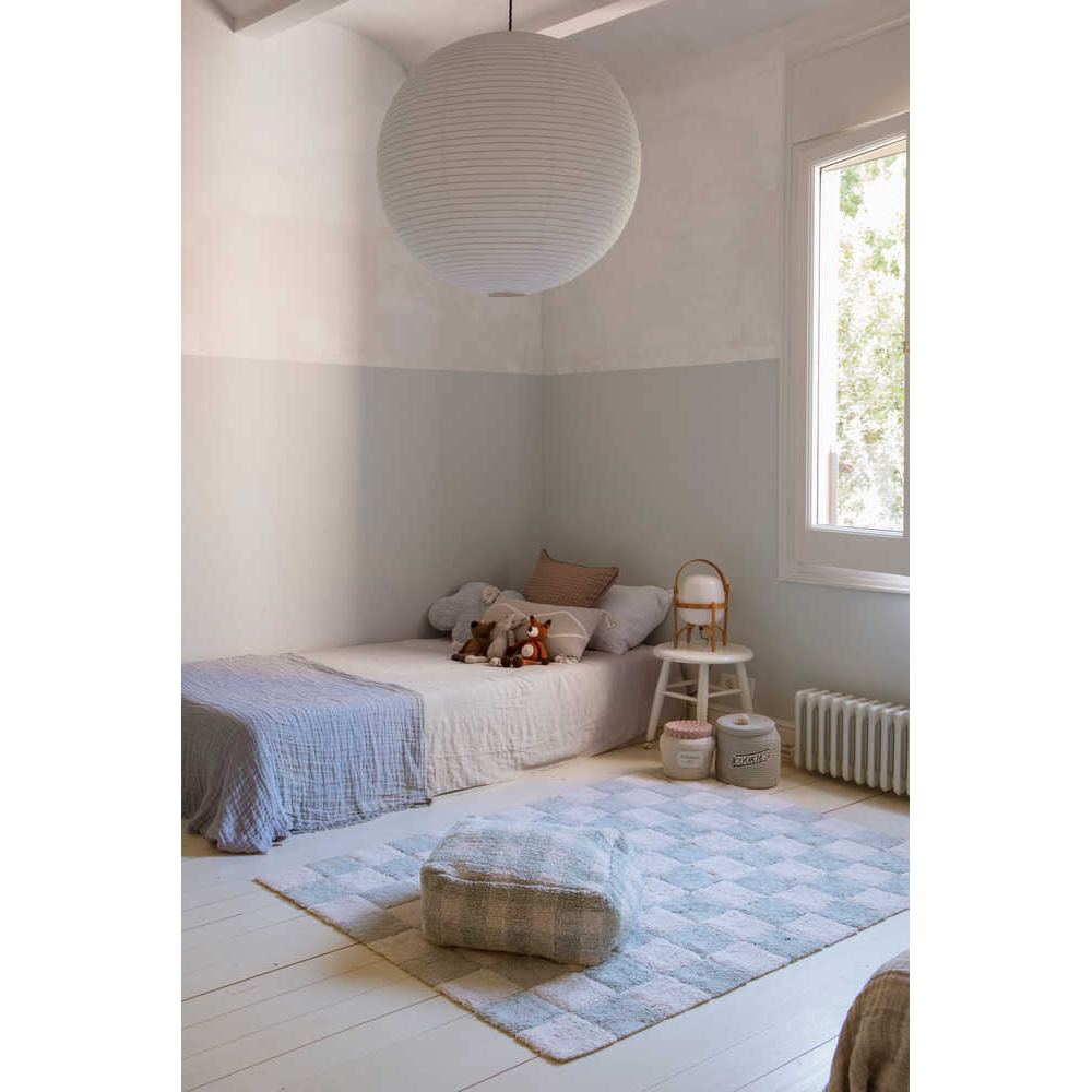 Lorena Canals Wasbaar Tapijt Kitchen Tiles Blue Sage 90x130cm