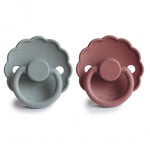 2-PACK DAISY SILICONE - FRENCH GRAY/WOODCH T2