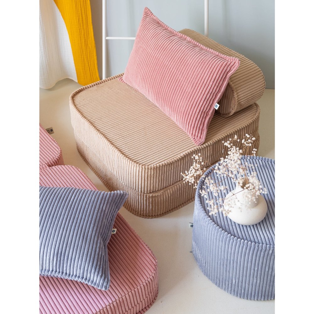 Pink Mousse Bolster