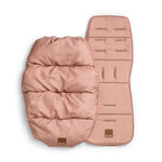 -IN- VOETENZAK EN INLEGKUSSEN BUGGY PINK NOUVEAU Babymatters