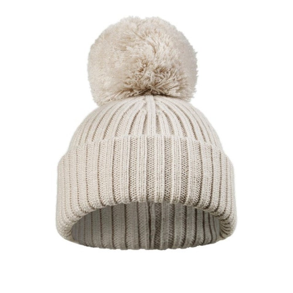 WOLLEN BEANIE MUTS CREAMY WHITE