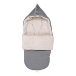 BUGGY VOETENZAK WAFEL/TEDDY OSLO STEEL GREY/PEBBLE