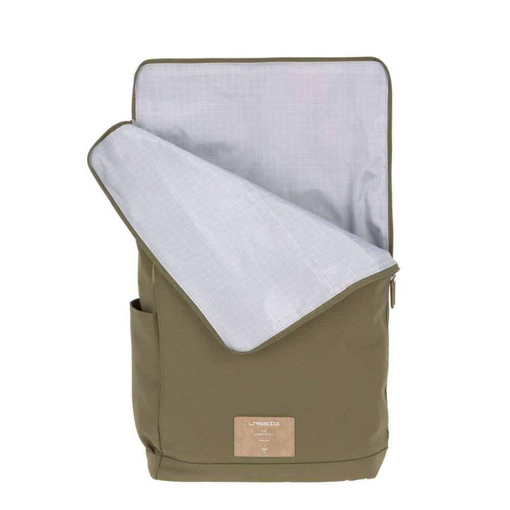 Lässig Rolltop Backpack Diaper Bag Olive – Milk Bar
