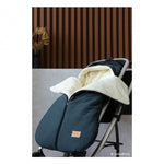 VOETENZAK BUGGY BABY ON THE GO NOBODINOZ CARBON BLUE