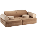 Zetel Set - Toffee Settee